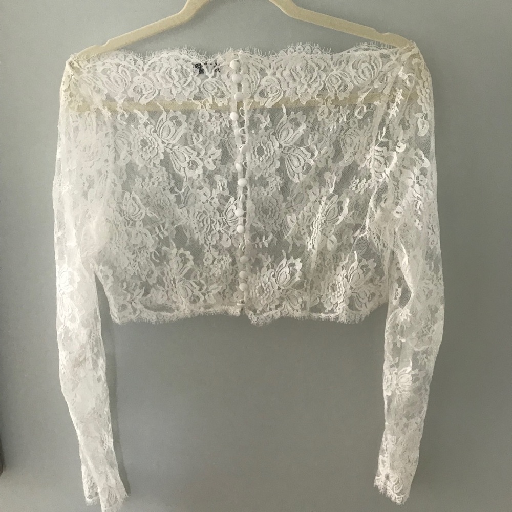 French Chantilly Lace Bolero